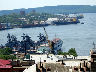 Der Hafen von Vladivostok