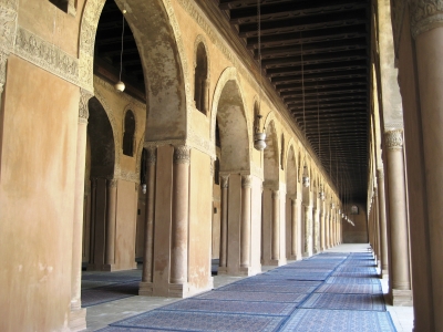 Ibn-Tulun-Moschee Kairo  ..... Bogengänge.....
