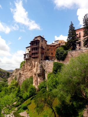 Hängende Häuser in Cuenca