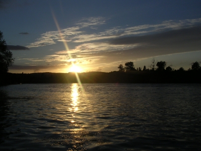 Sonnenuntergan an der Seine