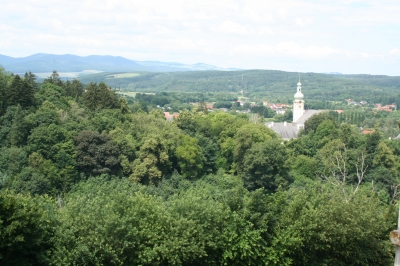 Blick von der Ritterburg nach Lockenhaus