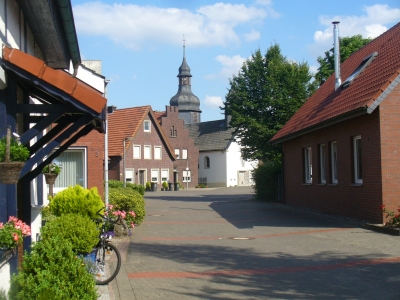 Burgplatz-Idylle in Hausdülmen, Münsterland