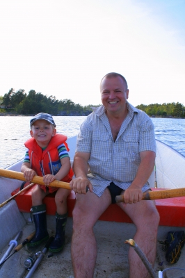 Wenn der Papa mit dem Sohne......