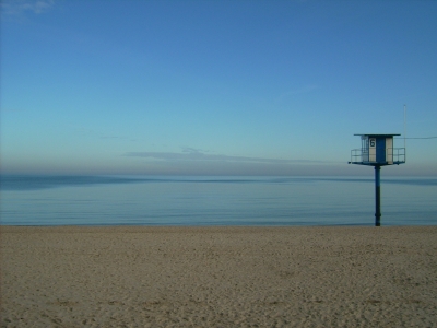 Strand bei Heringsdorf im Februar