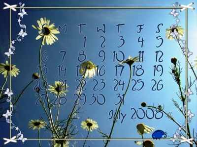 Desktopkalender Juli2008