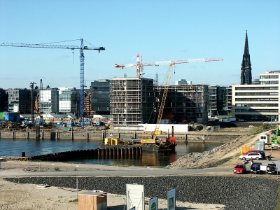 Hafencity - Baubeginn Marco PoloTerrassen