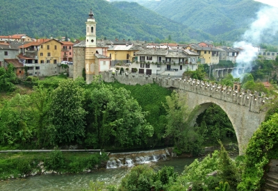 Altstadt Dronero, Piemont, Maira-Tal