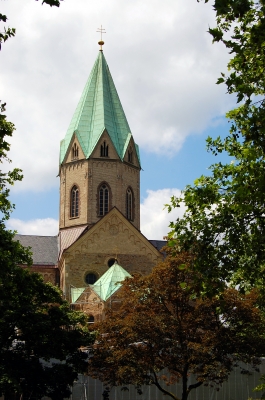 Kirchturm Abteikirche St. Ludgerus zu Essen