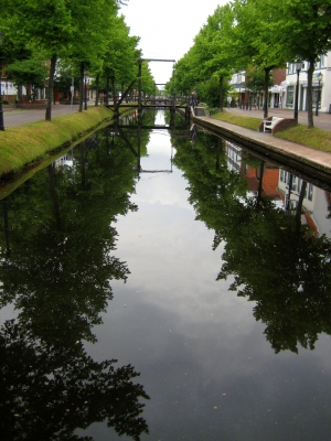 Hauptkanal in Papenburg, Emsland