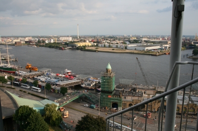 Blick über den Hamburger Hafen