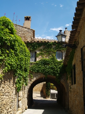 Weg in Peratallada