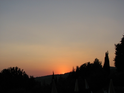 italienischer Sonnenuntergang