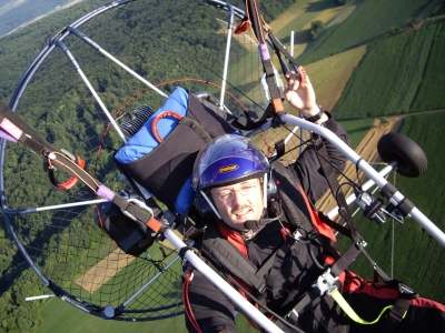 Unterwegs mit dem Motorschirmtrike