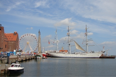 "Gorch Fock" am Hafen Stralsund