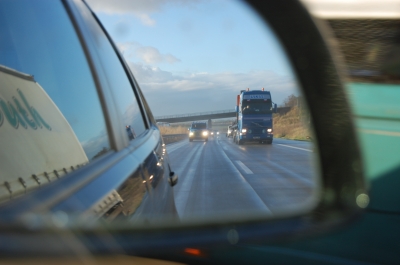 Verkehr im Spiegel...