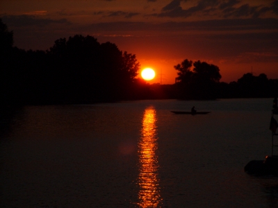 Sonnenuntergang in Berlin