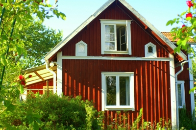 Ein rotes Sommerhaus - Sommer in Südschweden