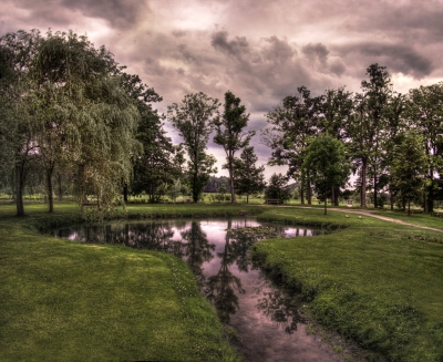 Teich in HDR