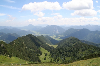 Blick vom Hochfelln