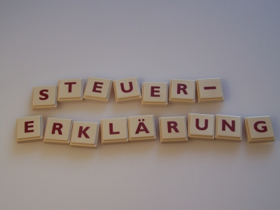 Wortbild Steuererklärung