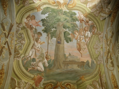 wandmalerei in der basilika maria taferl