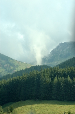 Regen auf  der Alm