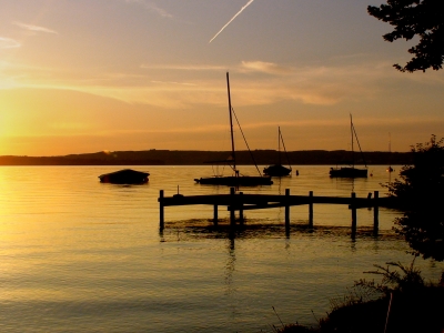 Sonnenuntergang am Starnberger See