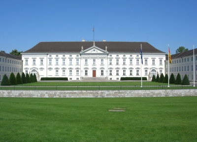 Berlin - Schloss Bellevue   / Amtssitz des deutschen Bundespräsidenten