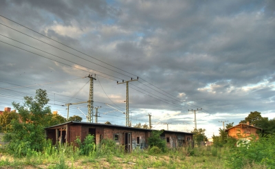 Alter Bahnschuppen (HDR)