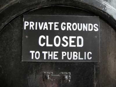Closed to the Public