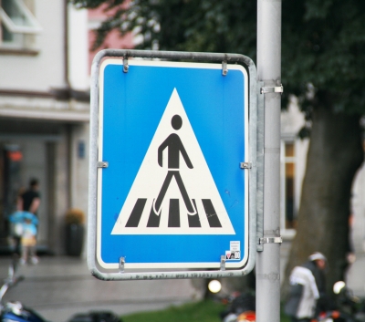 Verkehrszeichen Fussgängerüberweg