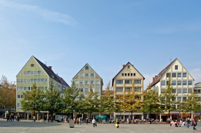 Bebauung am Ulmer Münsterplatz