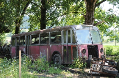 Alter Berna Autobus der Stadt Thun