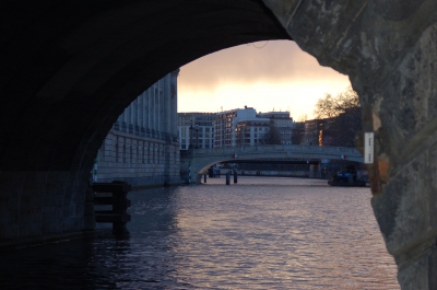 Berlin Spree Sonnenuntergang