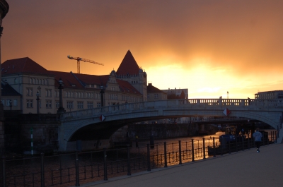 Berlin Spree Sonnenuntergang