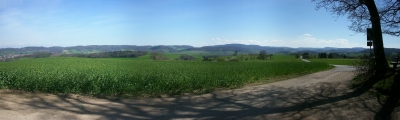 Panorame bei Fränkisch Crumbach
