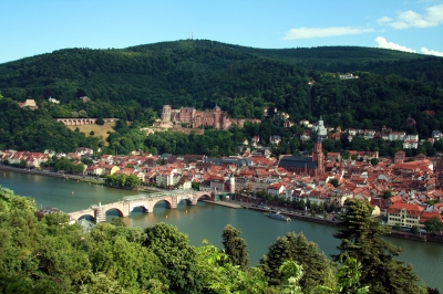 Heidelberg Gesamtansicht vom Philosophenweg