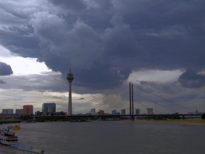 Regenstimmung in Düsseldorf