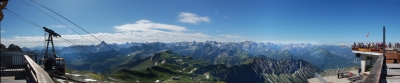 Alpenpanorama vom Nebelhorn aus
