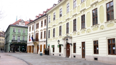 Hauptplatz mit Rathaus, Bratislava