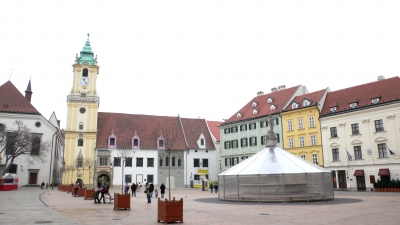 Altes Rathaus (das mit dem Turm) Bratislava