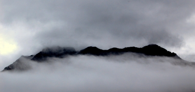 Das Nebelhorn im Nebel