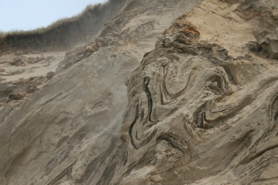 Windspuren im Sand