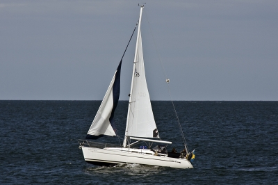 Segelboot auf der Ostsee