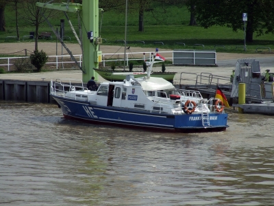 Wasserschutzpolizei "Hessen 5"  in Frankfurt am Main Höchst