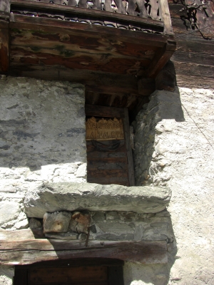 Für die Ewigkeit gebaut....in Grimentz / 1