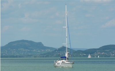 Auf dem Balaton