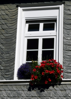 Schieferhausfenster in Remscheid Lennep im Bergischen Land #2