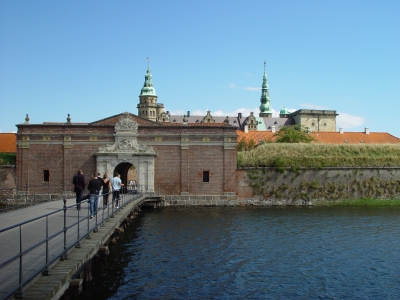 Eingang zum Schloss Kronborg in Helsingör