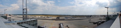 Panorama vom Flughafen Frankfurt am Main